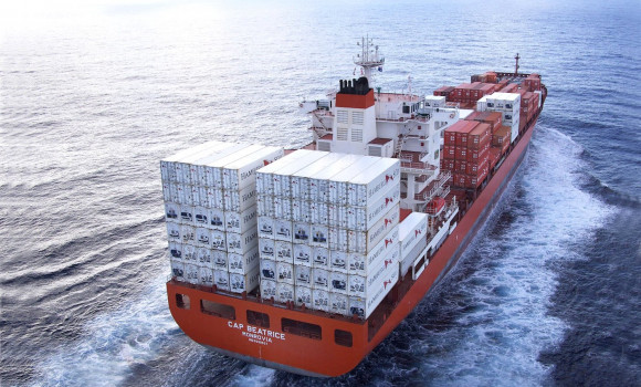 exporting ship